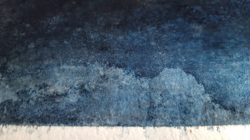 Undersea Fears ~ Peinture ~ Acrylique & Encre de Chine ~ 24×30 Encadré ~ SOLD OUT – Image 13