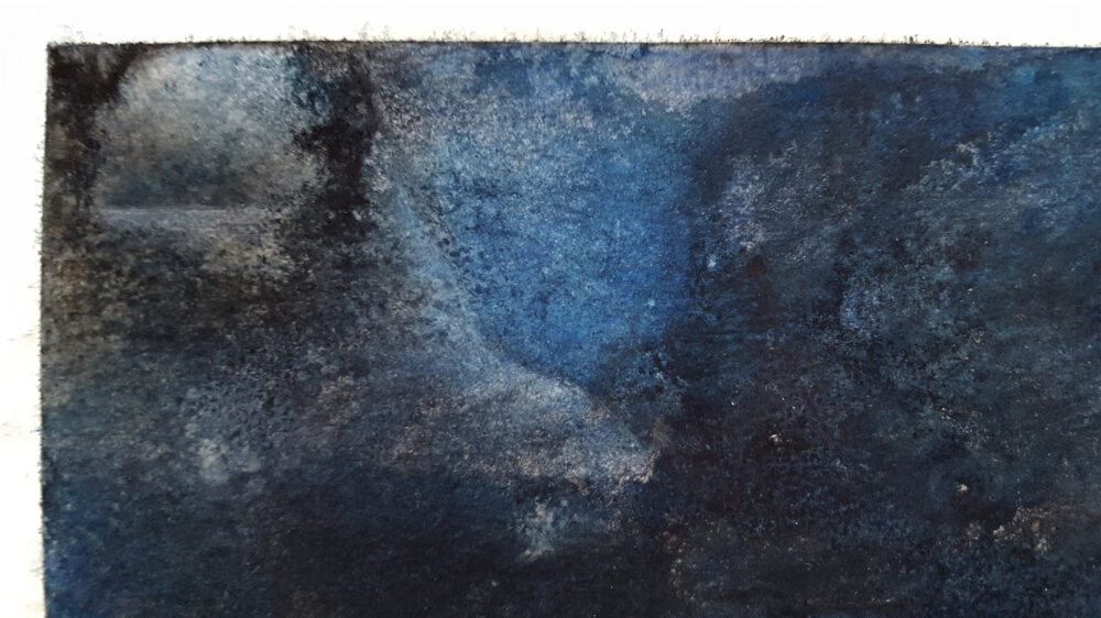 Undersea Fears ~ Peinture ~ Acrylique & Encre de Chine ~ 24×30 Encadré ~ SOLD OUT – Image 15
