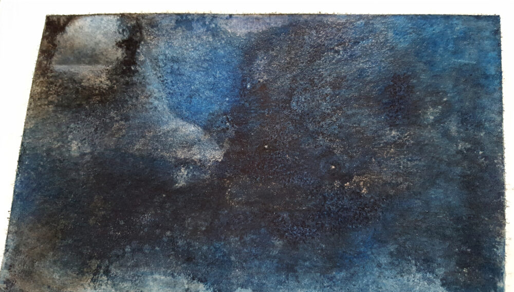 Undersea Fears ~ Peinture ~ Acrylique & Encre de Chine ~ 24×30 Encadré ~ SOLD OUT – Image 16