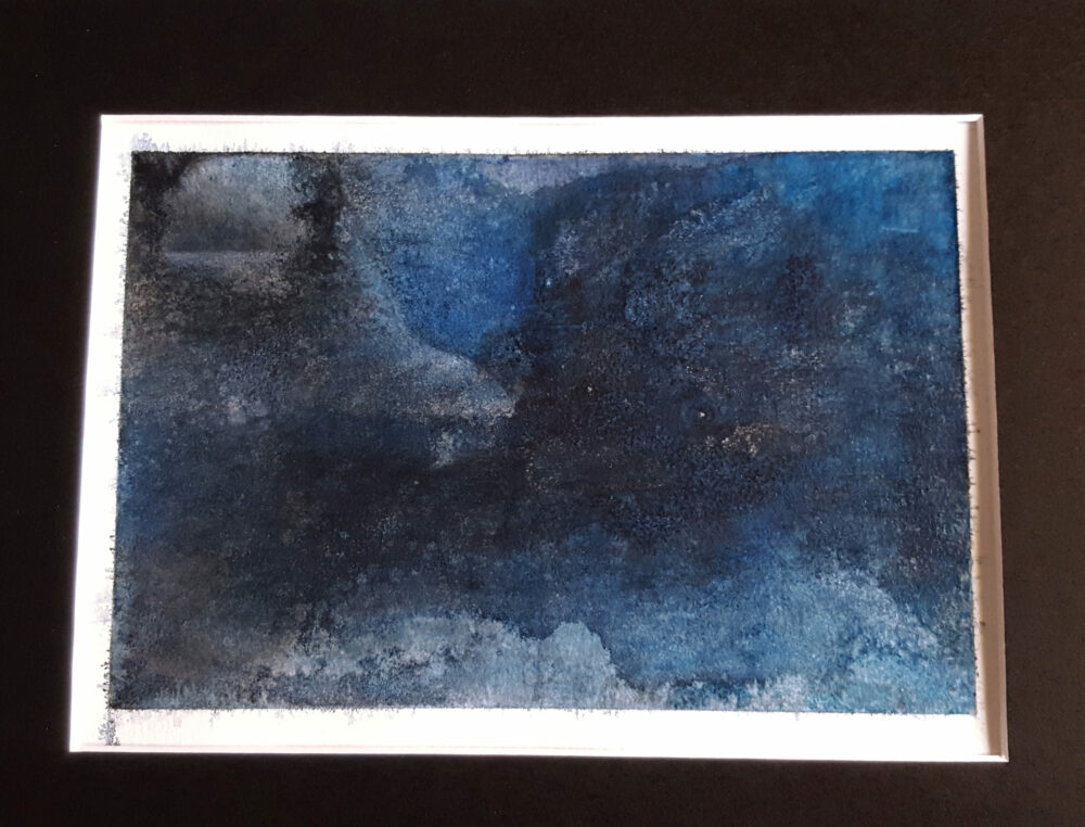 Undersea Fears ~ Peinture ~ Acrylique & Encre de Chine ~ 24×30 Encadré ~ SOLD OUT – Image 17