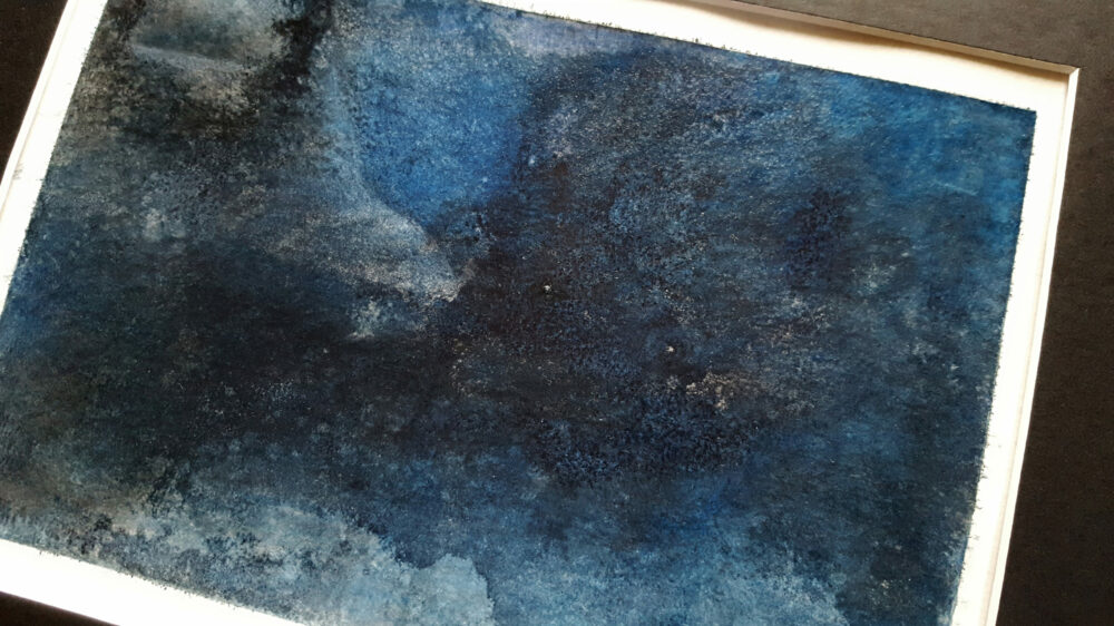 Undersea Fears ~ Peinture ~ Acrylique & Encre de Chine ~ 24×30 Encadré ~ SOLD OUT – Image 20