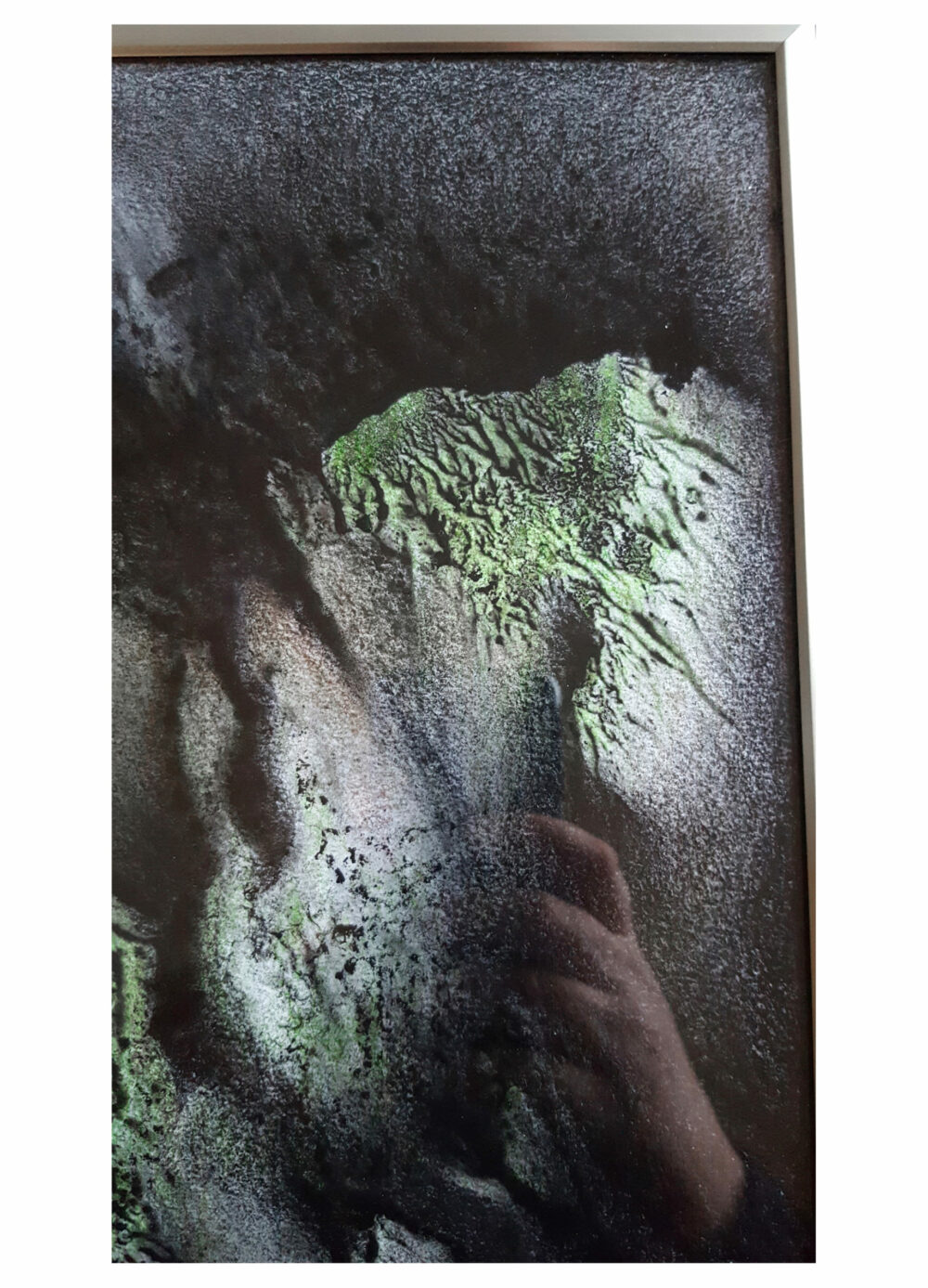 Petrified ~ Dessin à l’Encre de Chine, Acrylique & Aquarelle ~ Encadré Métal A4 ~ SOLD OUT – Image 5