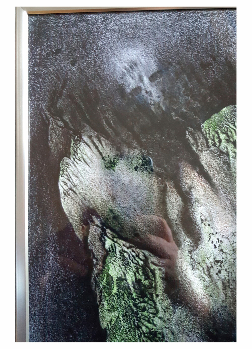 Petrified ~ Dessin à l’Encre de Chine, Acrylique & Aquarelle ~ Encadré Métal A4 ~ SOLD OUT – Image 10