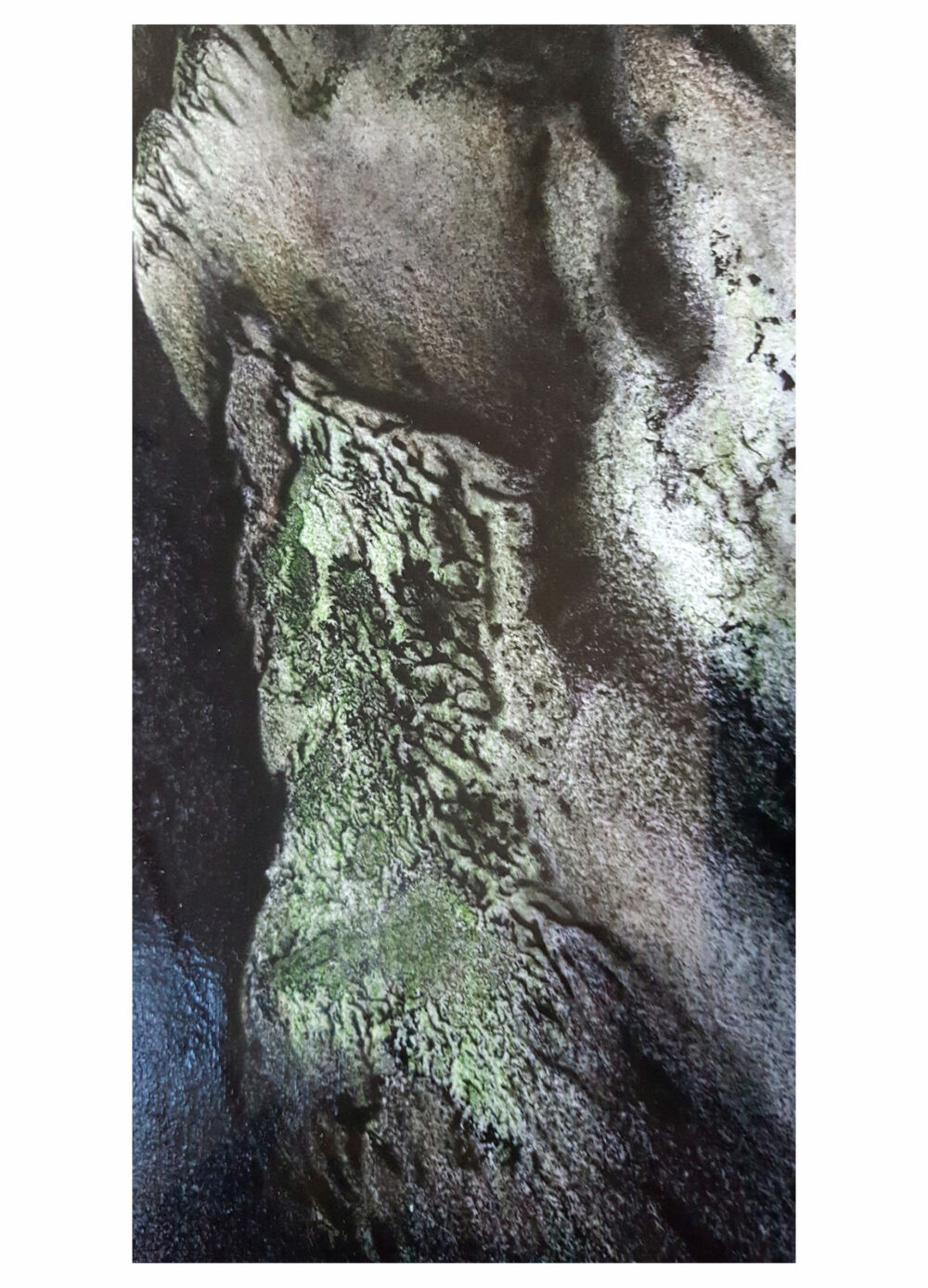 Petrified ~ Dessin à l’Encre de Chine, Acrylique & Aquarelle ~ Encadré Métal A4 ~ SOLD OUT – Image 9