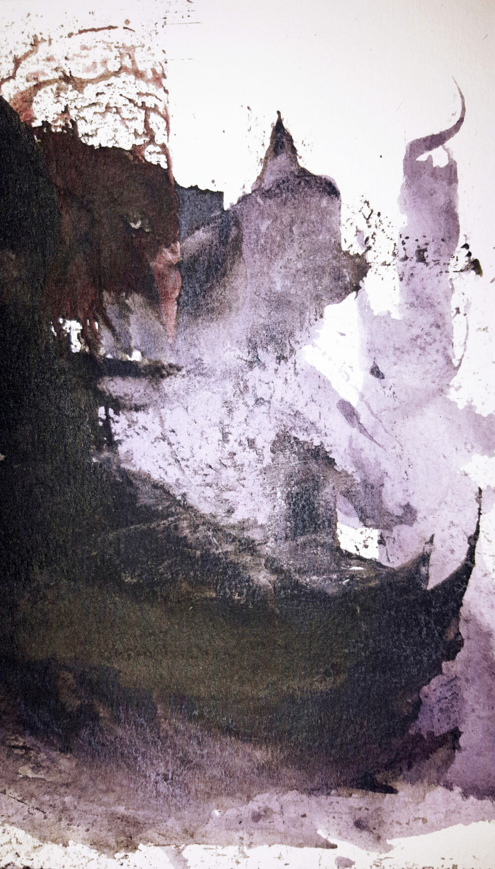 La Défaite ~ Peinture ~ Aquarelle & Encre de Chine ~ 24×30 Encadré – Image 5
