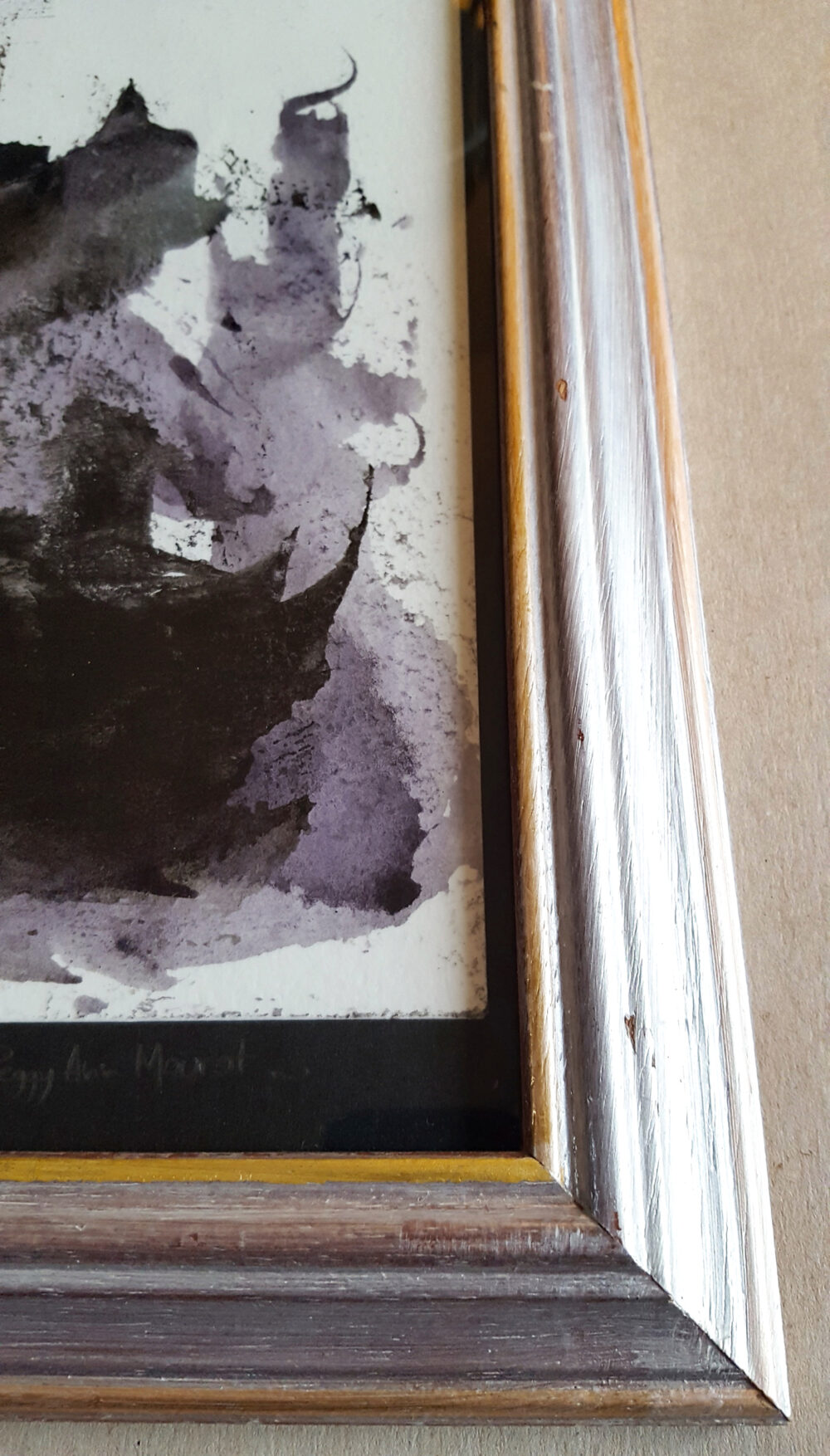 La Défaite ~ Peinture ~ Aquarelle & Encre de Chine ~ 24×30 Encadré – Image 12