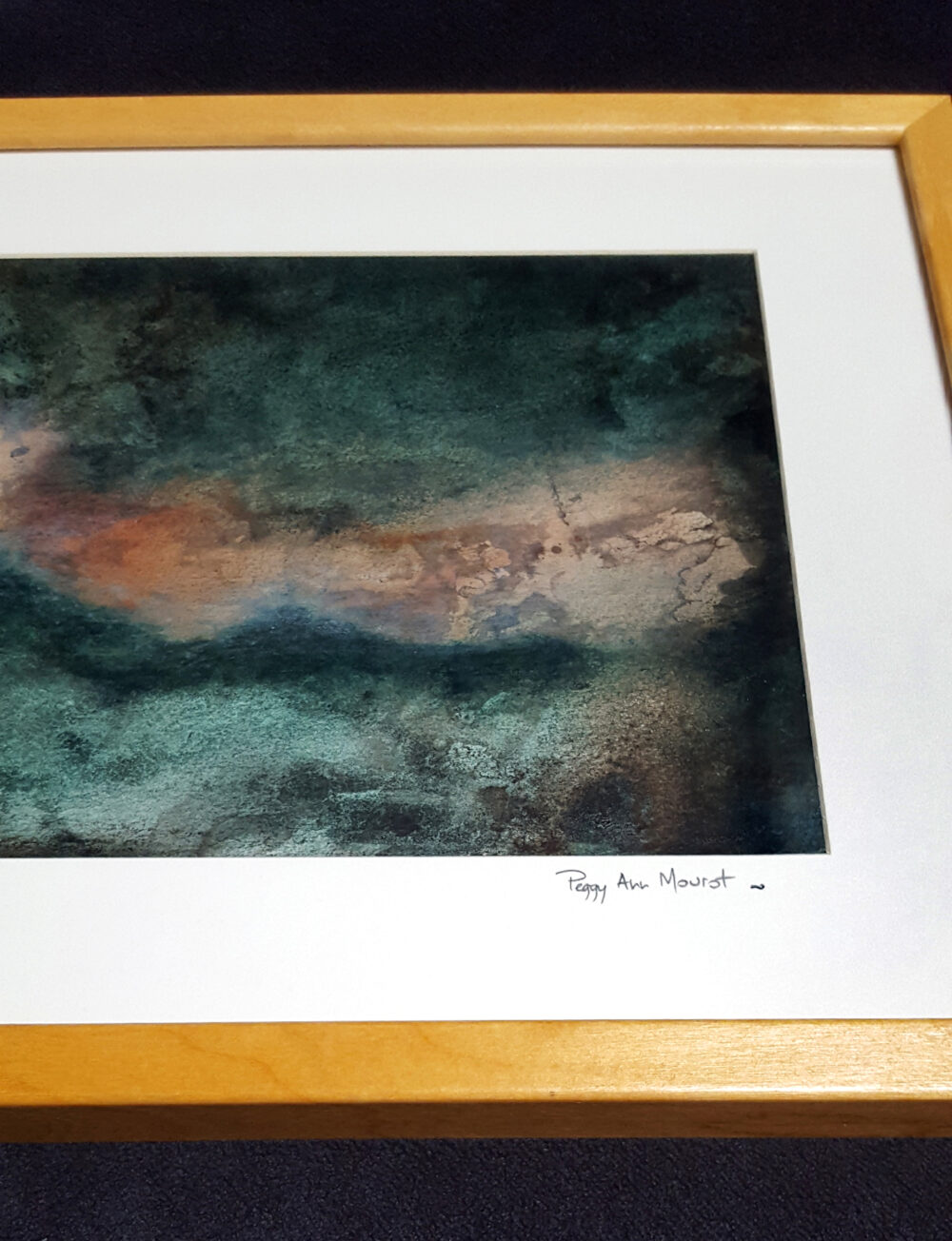 Rupestrian ~ Peinture ~ Acrylique & Encre de Chine ~ 30x40 Encadré – Image 11