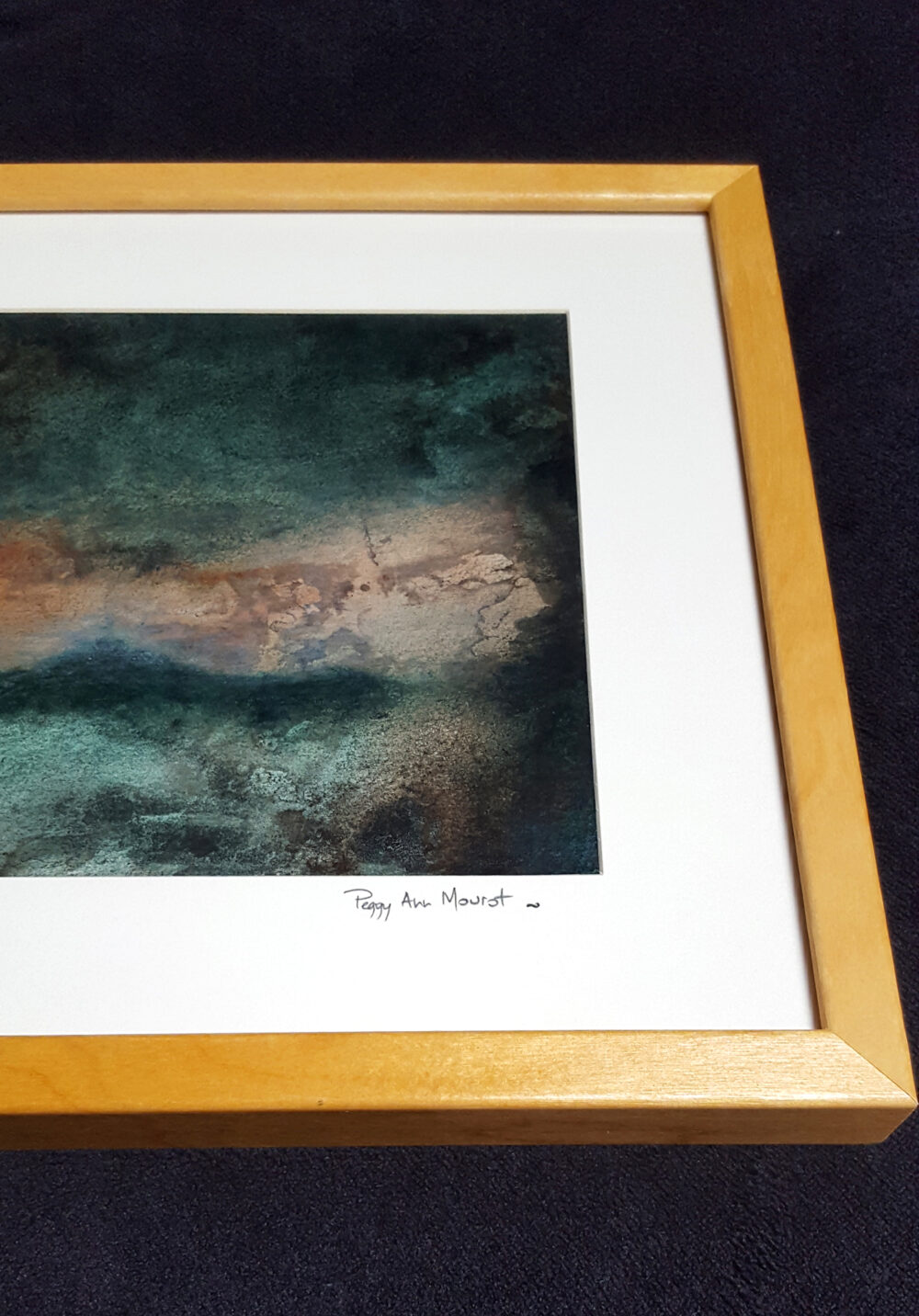 Rupestrian ~ Peinture ~ Acrylique & Encre de Chine ~ 30x40 Encadré – Image 12