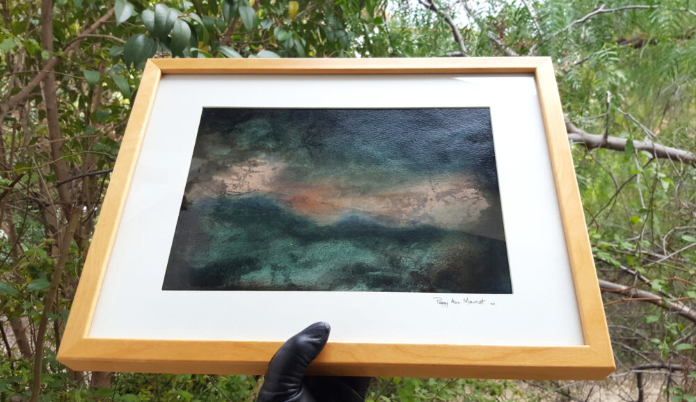 Rupestrian ~ Peinture ~ Acrylique & Encre de Chine ~ 30x40 Encadré – Image 19