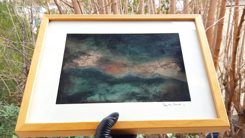 Rupestrian ~ Peinture ~ Acrylique & Encre de Chine ~ 30x40 Encadré – Image 17