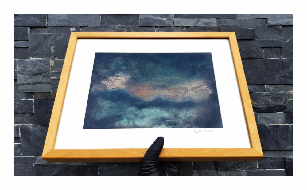 Rupestrian ~ Peinture ~ Acrylique & Encre de Chine ~ 30x40 Encadré – Image 16