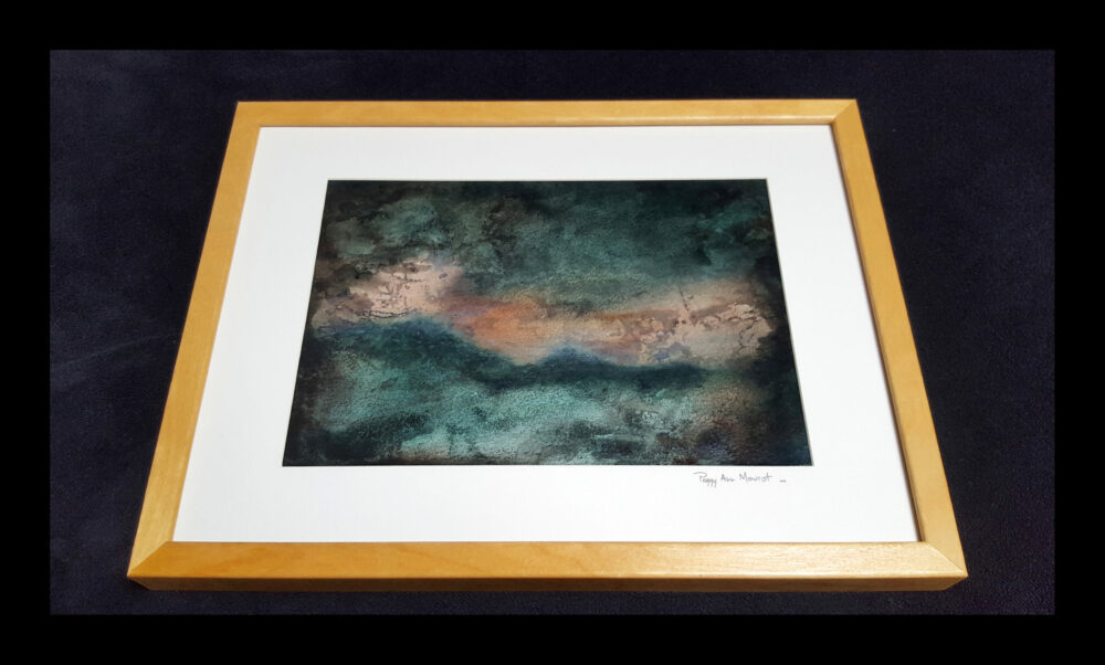 Rupestrian ~ Peinture ~ Acrylique & Encre de Chine ~ 30x40 Encadré – Image 4