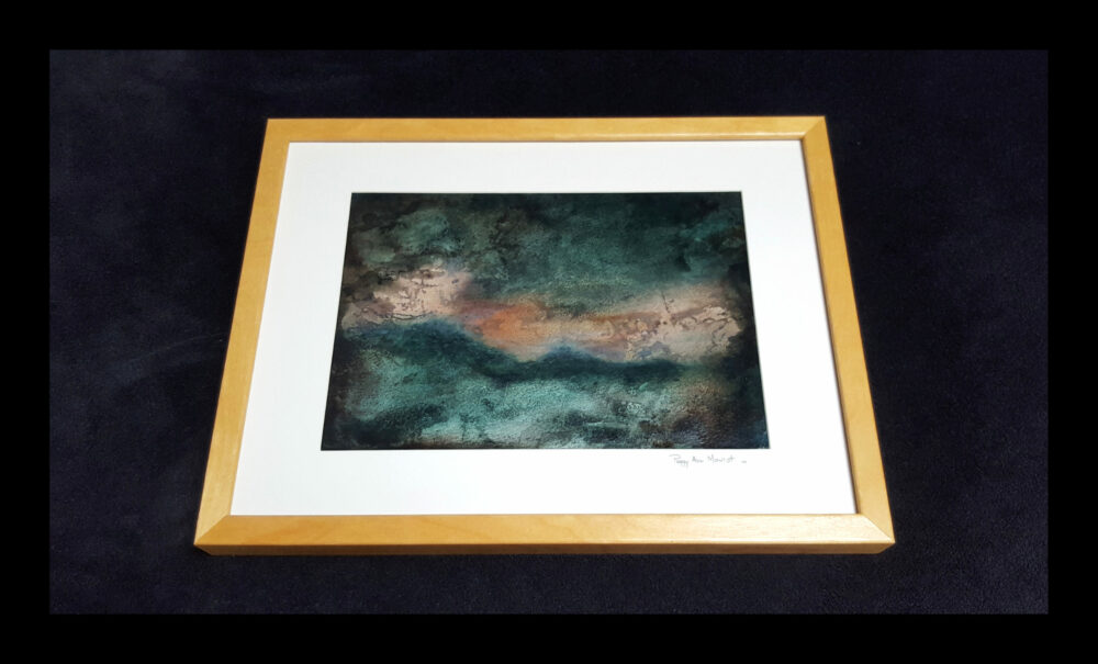 Rupestrian ~ Peinture ~ Acrylique & Encre de Chine ~ 30x40 Encadré