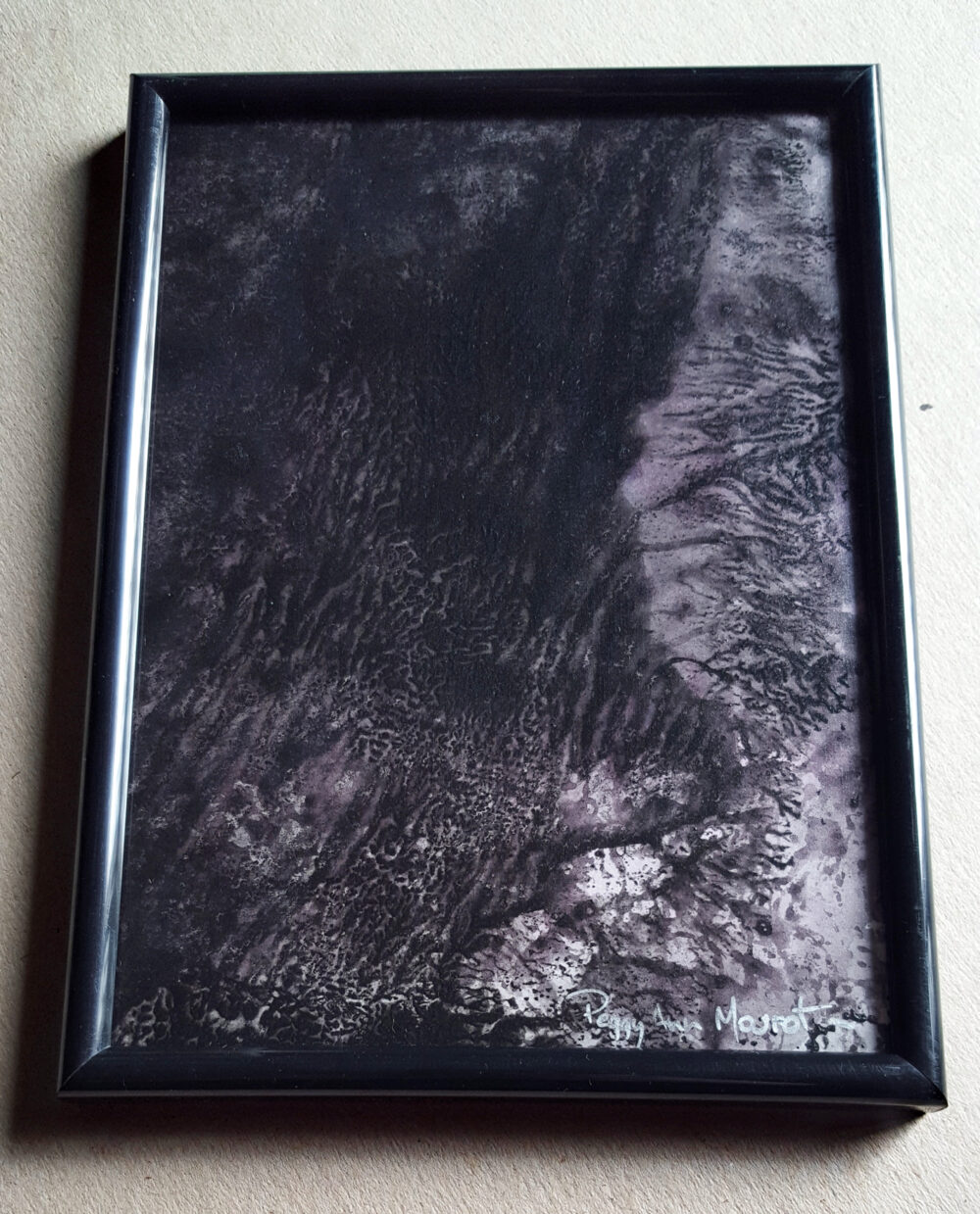 Diptyque "Sombre" I & II ~ Encre de Chine & Acrylique ~ 18x24 & 13x18 Encadrés – Image 19