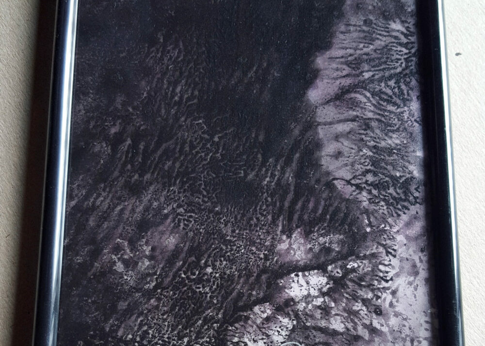 Diptyque "Sombre" I & II ~ Encre de Chine & Acrylique ~ 18x24 & 13x18 Encadrés – Image 15