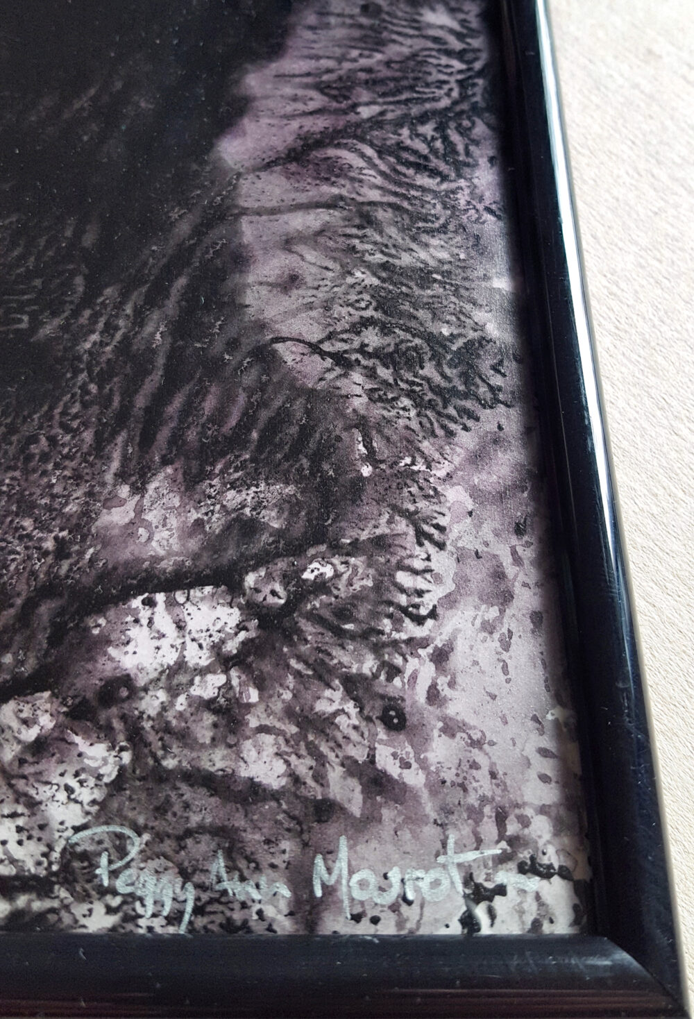 Diptyque "Sombre" I & II ~ Encre de Chine & Acrylique ~ 18x24 & 13x18 Encadrés – Image 16