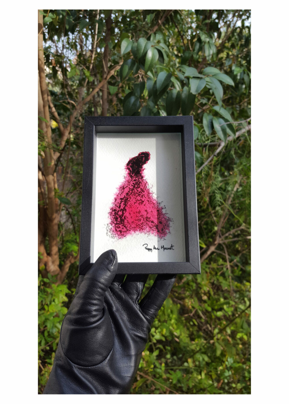 The Dancer ~ Encre de Chine & Acrylique ~ 10x15 Encadré – Image 12
