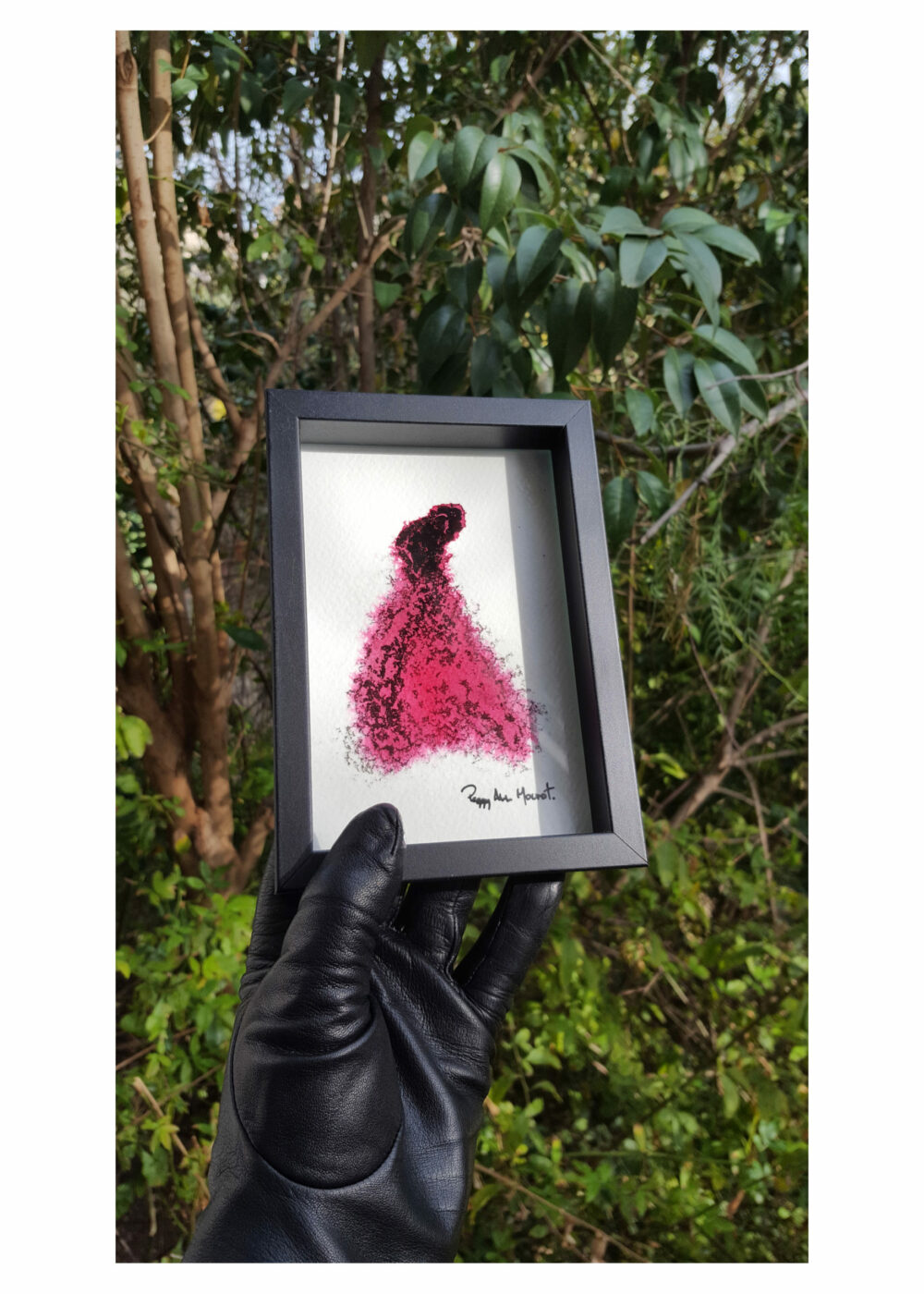 The Dancer ~ Encre de Chine & Acrylique ~ 10x15 Encadré – Image 10