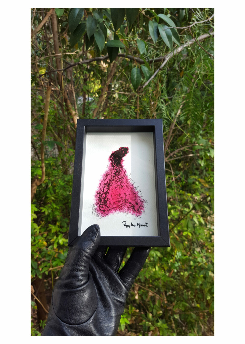 The Dancer ~ Encre de Chine & Acrylique ~ 10x15 Encadré – Image 9
