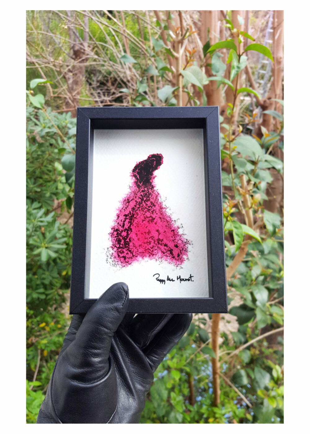 The Dancer ~ Encre de Chine & Acrylique ~ 10x15 Encadré – Image 7