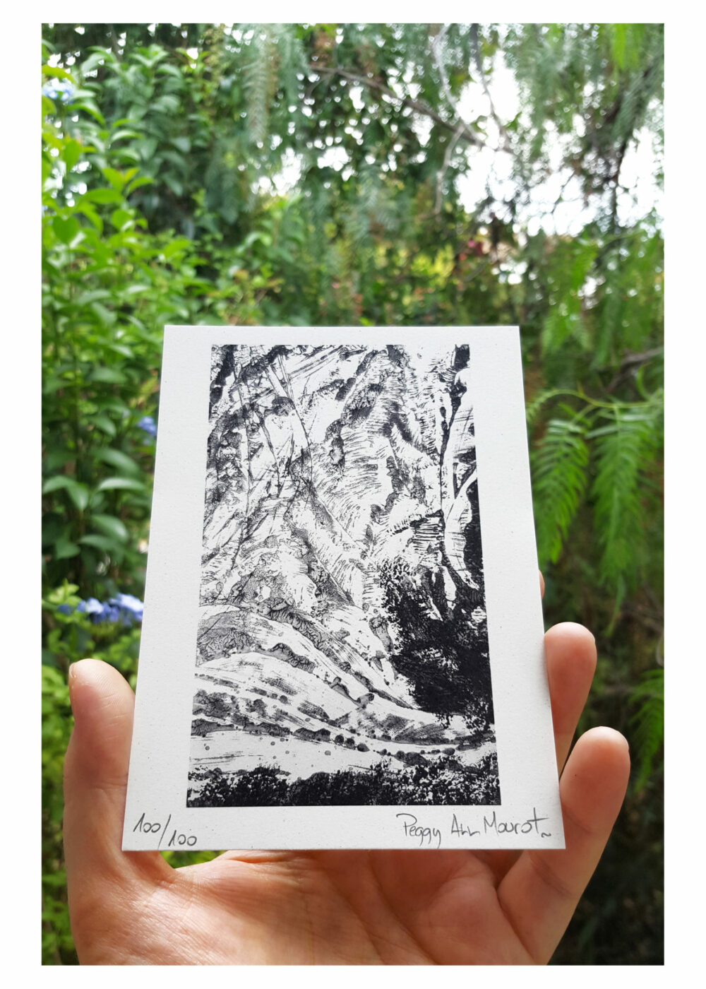 Cartes Postales Alga Carta L'odeur de la pierre II (A) ~ Limitées à 100ex N°Signées