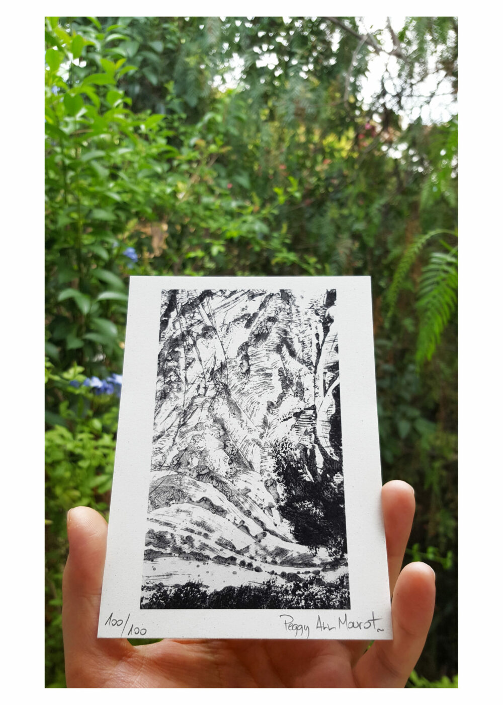 Cartes Postales Alga Carta L'odeur de la pierre II (A) ~ Limitées à 100ex N°Signées – Image 3