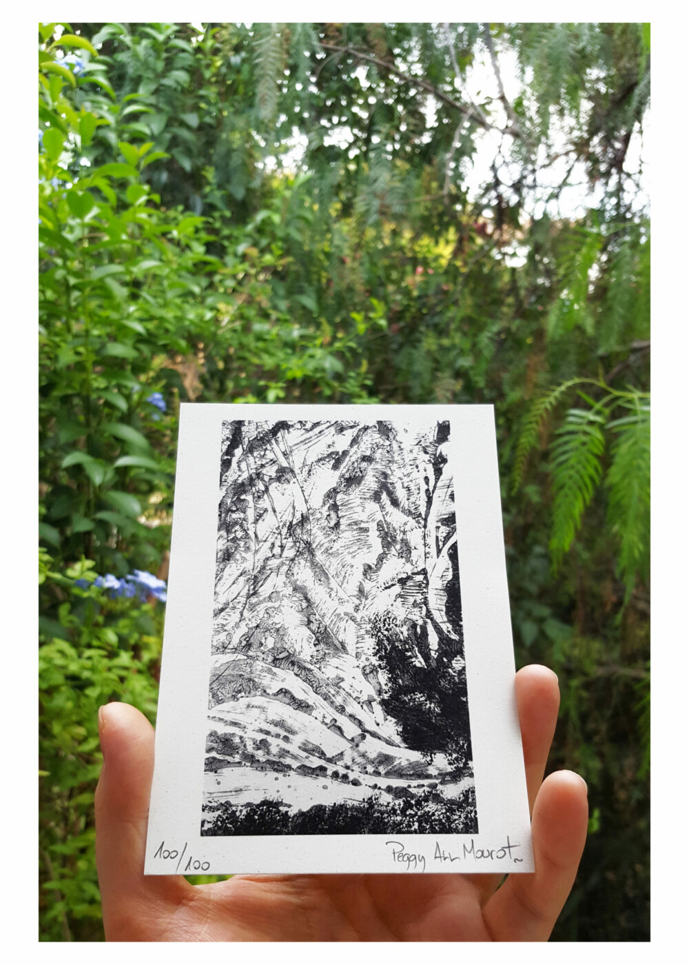 Cartes Postales Alga Carta L'odeur de la pierre II (A) ~ Limitées à 100ex N°Signées – Image 4