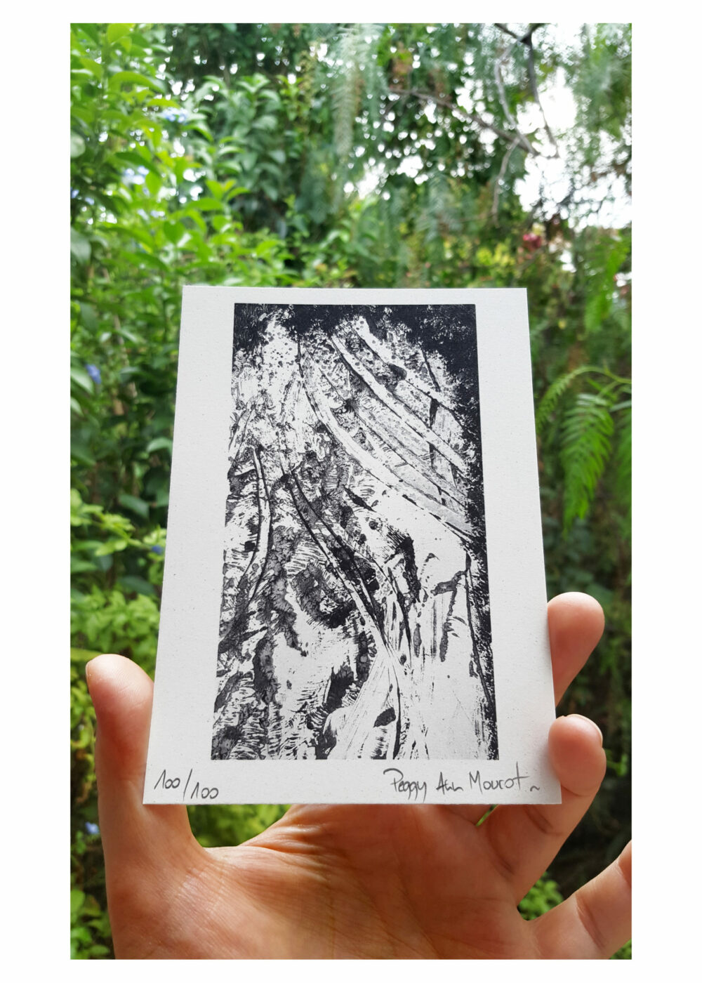 Cartes Postales Alga Carta L'odeur de la pierre II (B) ~ Limitées à 100ex N°Signées