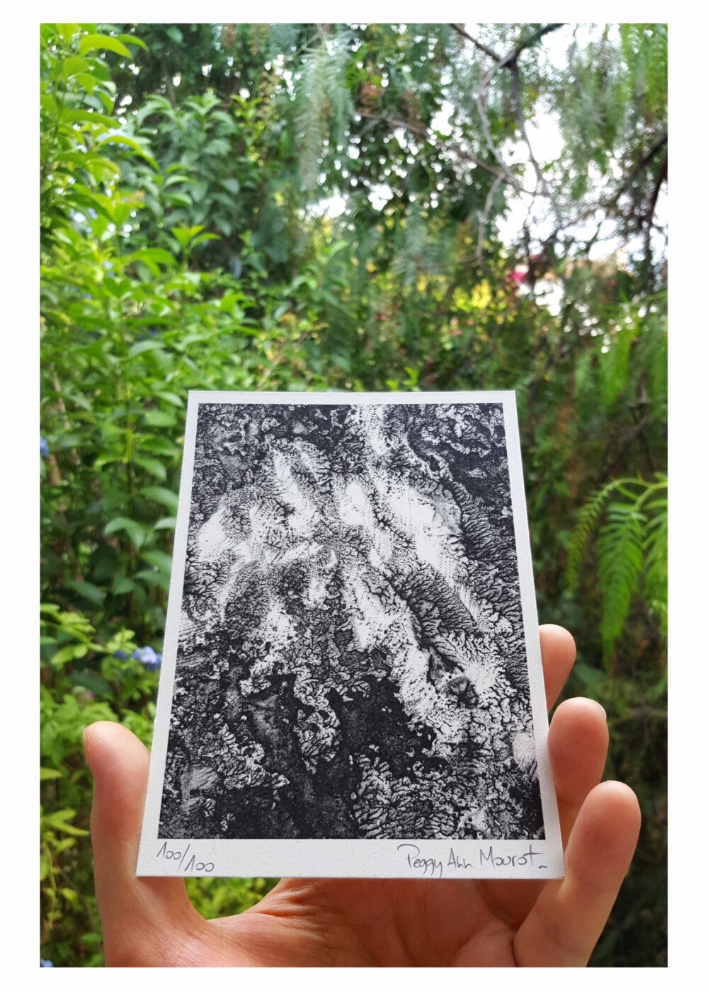 Série de 7 Cartes Postales L'odeur de la pierre ~ Limitées à 100ex N°Signées ~ Alga Carta Favini ~ – Image 13