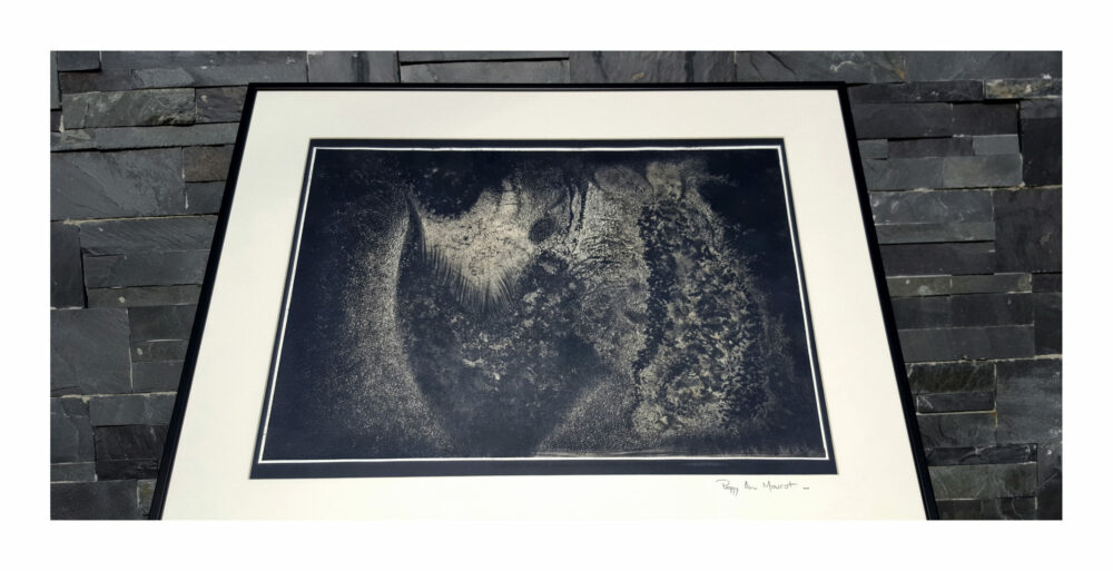 Ἄλια (Halía) Courtisée par Poséidon ~ Encre de Chine, Fusain & Pierre Noire ~ 40x50 Encadré – Image 9