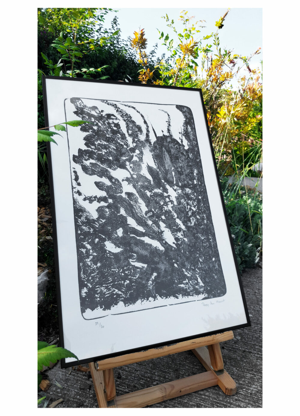 Lithographie L’Odeur de la Pierre I ~ Édition Limitée à 30ex N°& Signés sur papier BFK Rives 300g ~ 40x60 Encadrée – Image 3