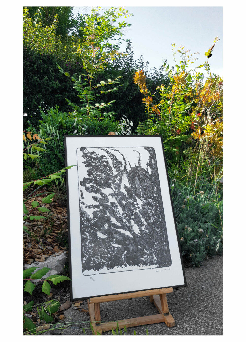 Lithographie L’Odeur de la Pierre I ~ Édition Limitée à 30ex N°& Signés sur papier BFK Rives 300g ~ 40x60 Encadrée – Image 4