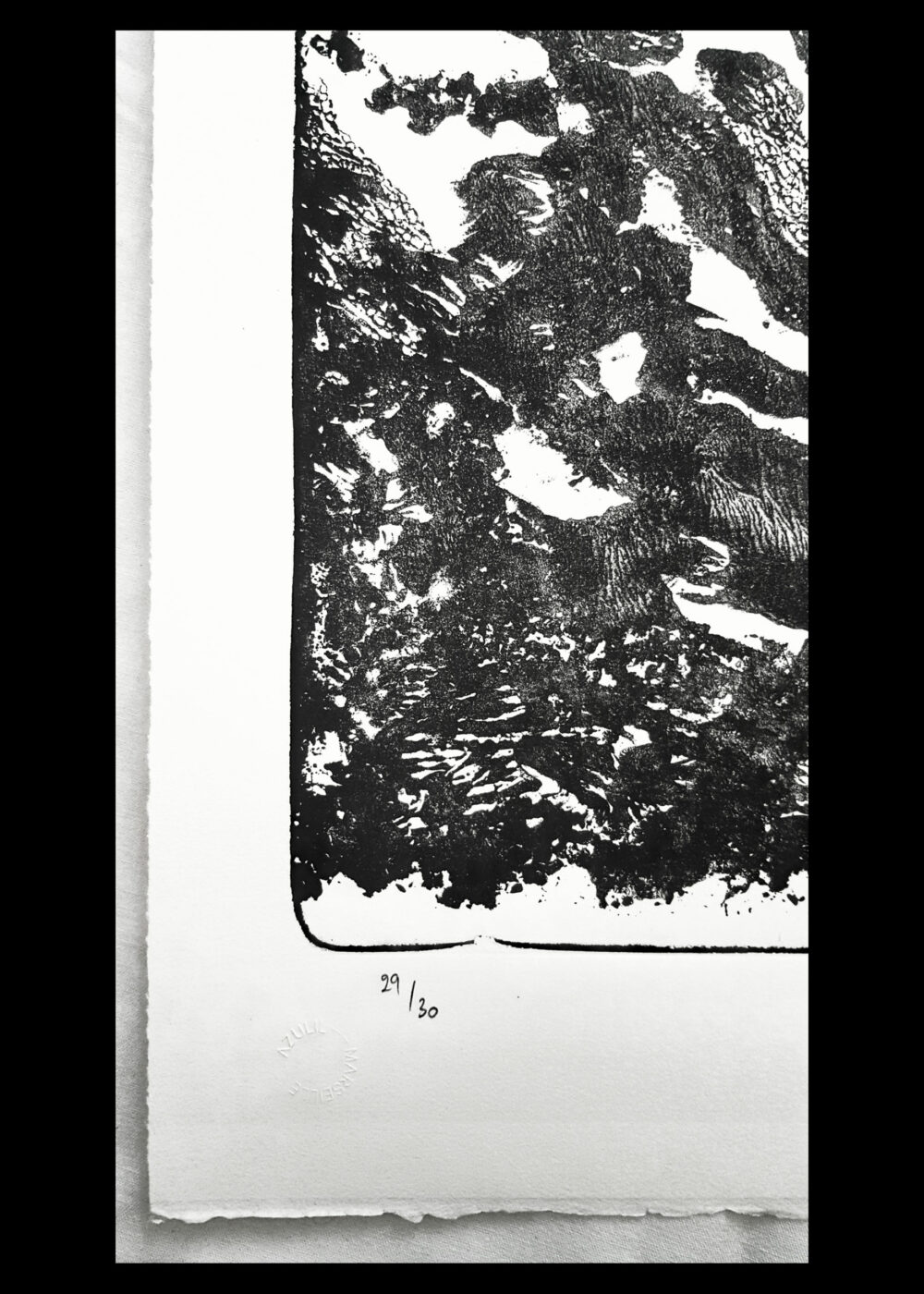 Lithographie L’Odeur de la Pierre I ~ Édition Limitée à 30ex N°& Signés sur papier BFK Rives 300g ~ Format 40x60 – Image 5