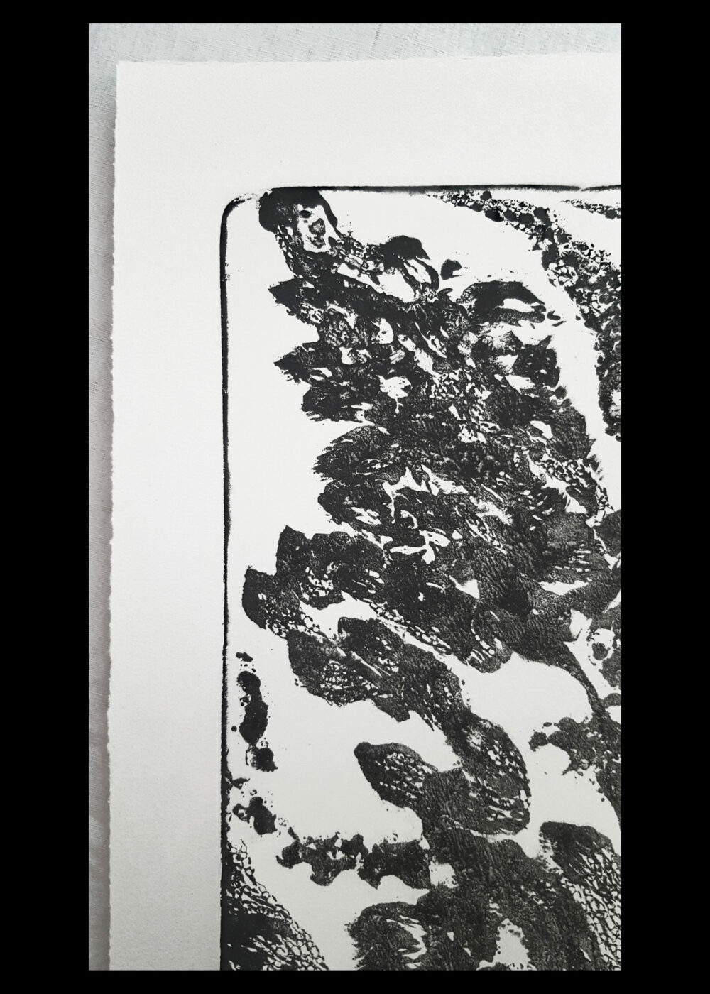 Lithographie L’Odeur de la Pierre I ~ Édition Limitée à 30ex N°& Signés sur papier BFK Rives 300g ~ Format 40x60 – Image 7