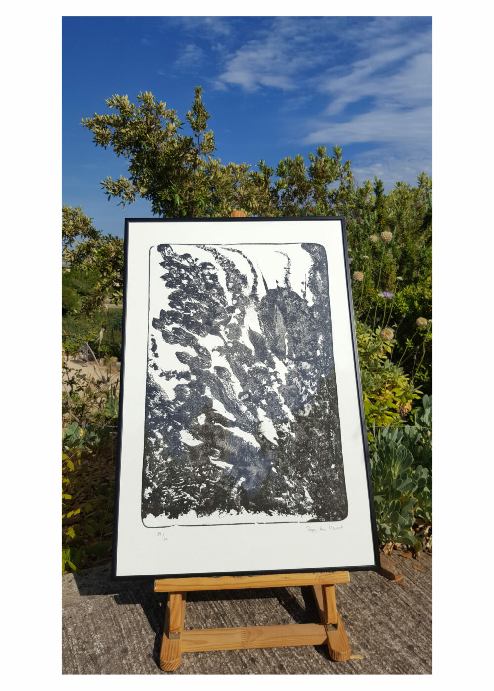 Lithographie L’Odeur de la Pierre I ~ Édition Limitée à 30ex N°& Signés sur papier BFK Rives 300g ~ 40x60 Encadrée – Image 5