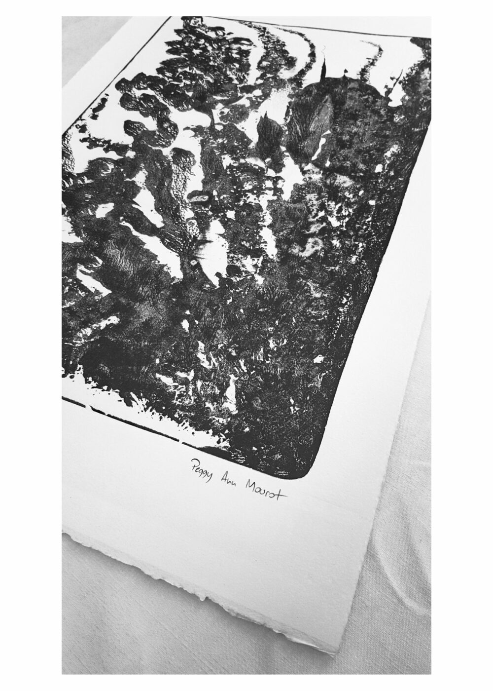Lithographie L’Odeur de la Pierre I ~ Édition Limitée à 30ex N°& Signés sur papier BFK Rives 300g ~ Format 40x60 – Image 3