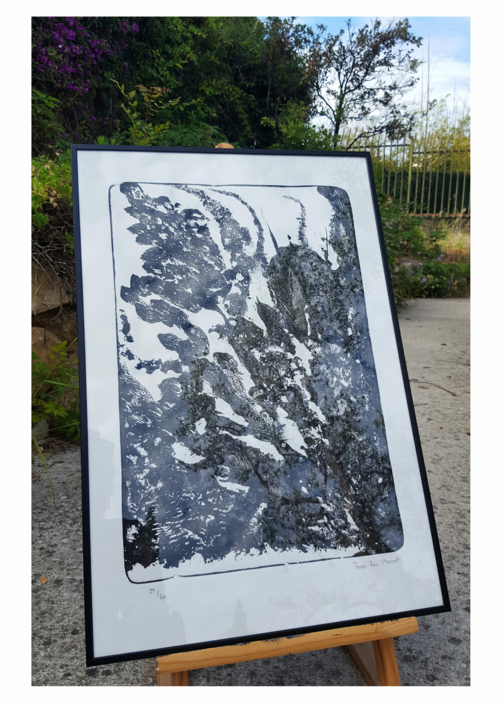 Lithographie L’Odeur de la Pierre I ~ Édition Limitée à 30ex N°& Signés sur papier BFK Rives 300g ~ 40x60 Encadrée – Image 7