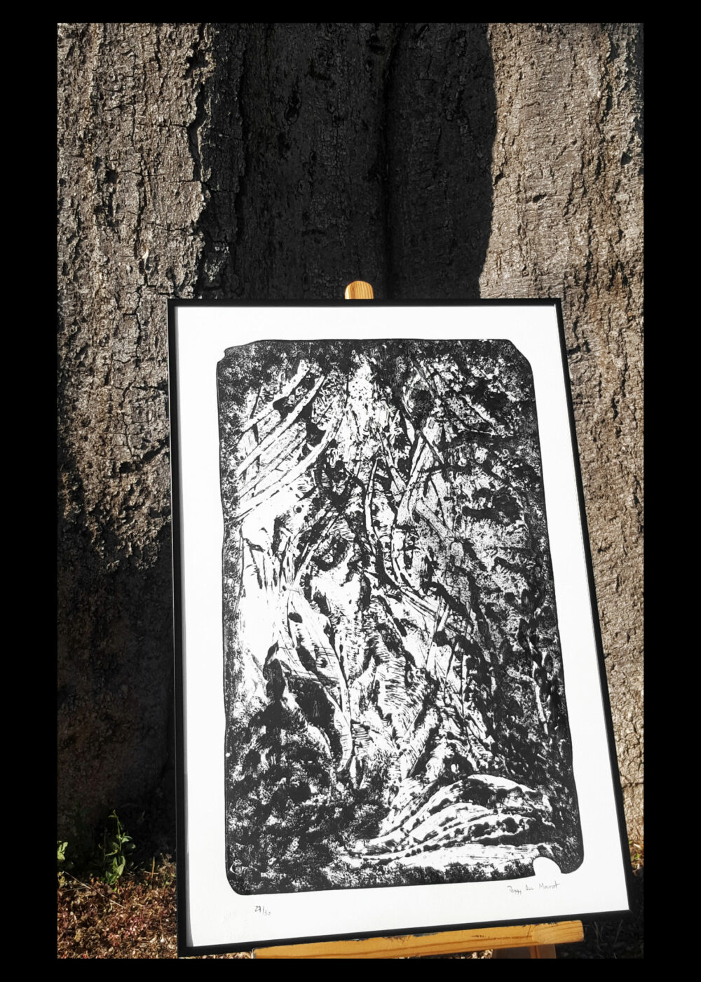 Lithographie L’Odeur de la Pierre II ~ Édition Limitée à 30ex N°& Signés sur papier BFK Rives 300g ~ 40x60 Encadrée – Image 9