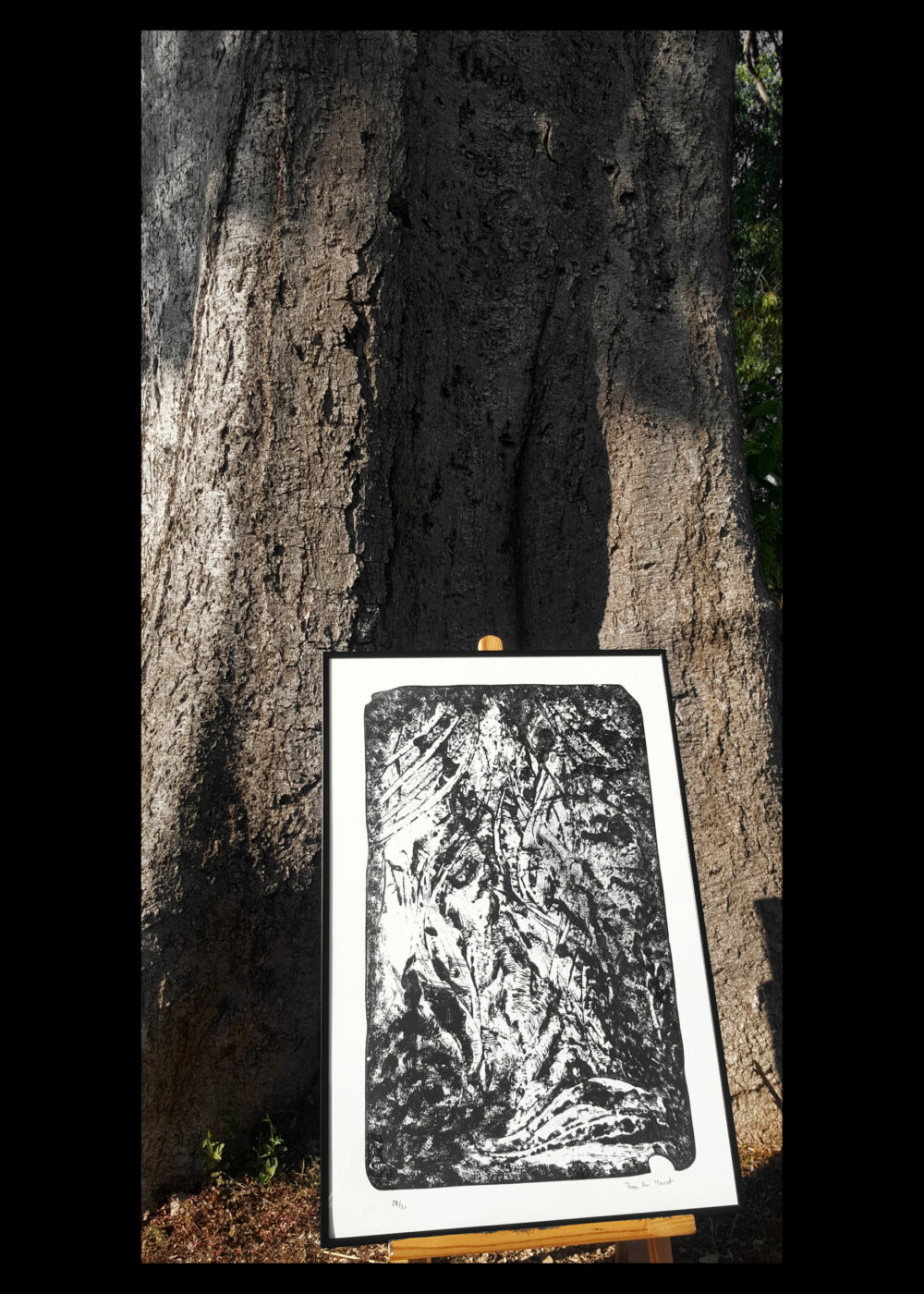 Lithographie L’Odeur de la Pierre II ~ Édition Limitée à 30ex N°& Signés sur papier BFK Rives 300g ~ 40x60 Encadrée – Image 11