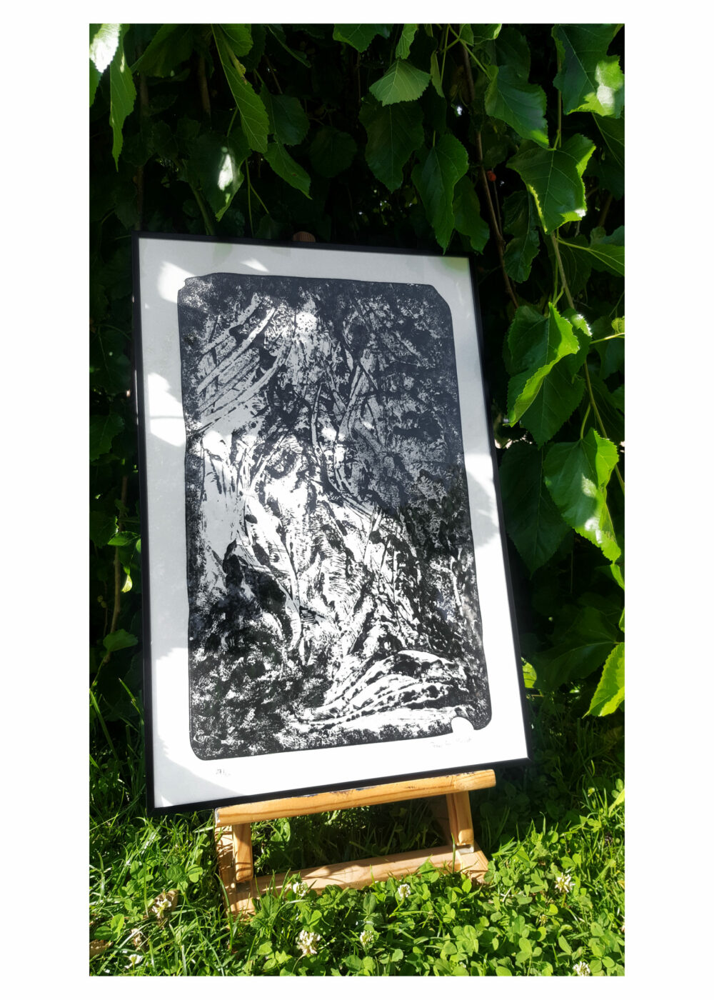 Lithographie L’Odeur de la Pierre II ~ Édition Limitée à 30ex N°& Signés sur papier BFK Rives 300g ~ 40x60 Encadrée – Image 2