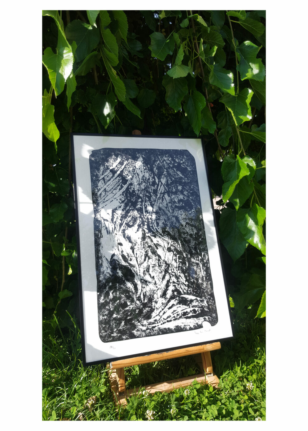 Lithographie L’Odeur de la Pierre II ~ Édition Limitée à 30ex N°& Signés sur papier BFK Rives 300g ~ 40x60 Encadrée – Image 3