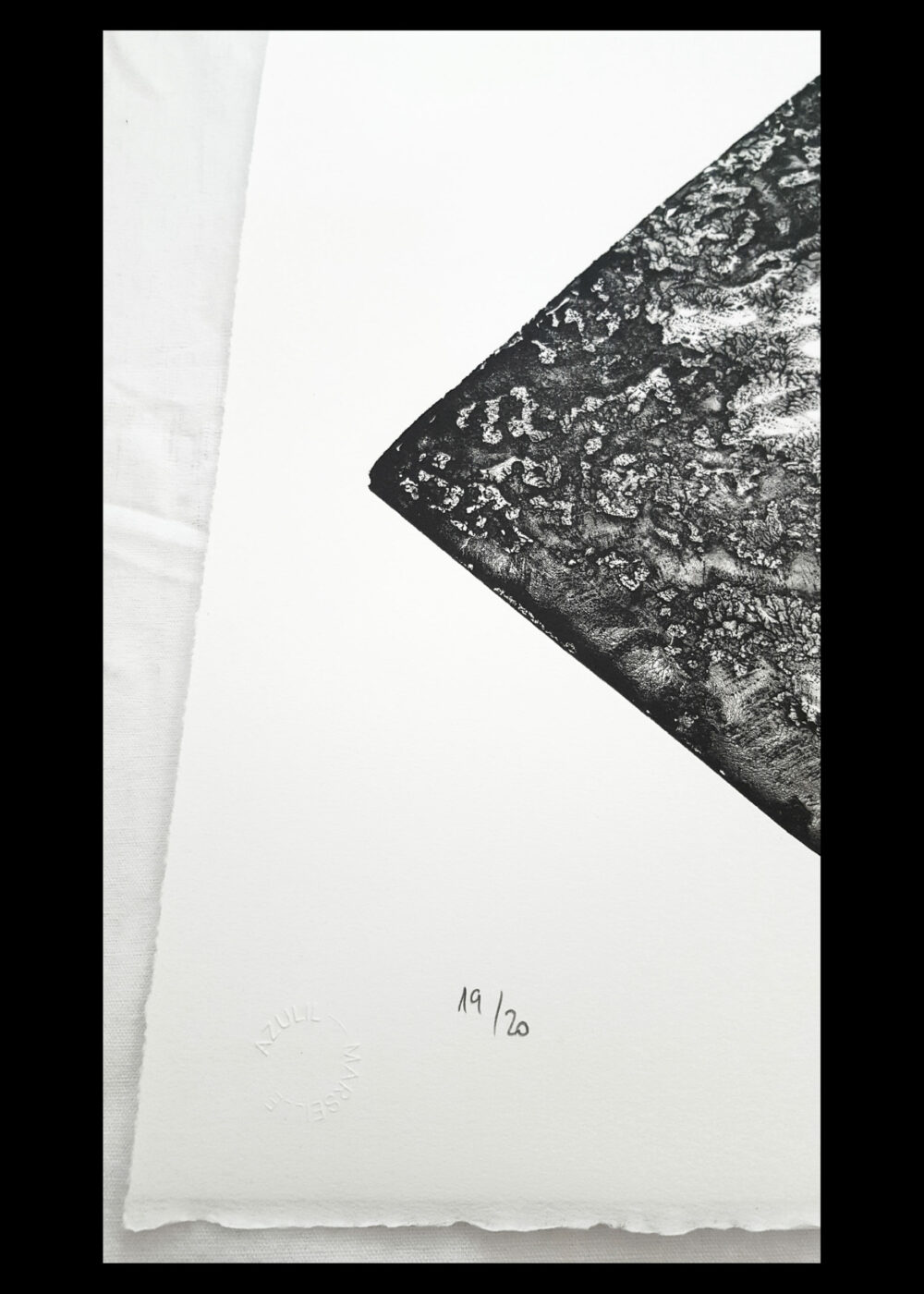 Lithographie L’Odeur de la Pierre III ~ Édition Limitée à 20ex N°& Signés sur papier BFK Rives 300g ~ Format 35x40 – Image 5