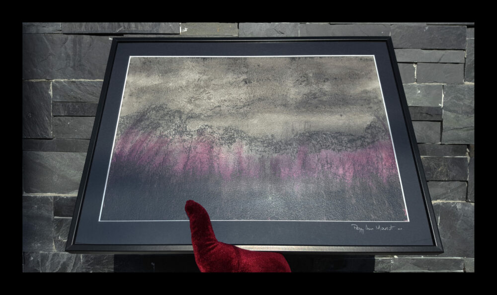 The Land ~ Encre de Chine, Acrylique & Fusain ~ 30×40 Encadré ~ SOLD OUT – Image 8