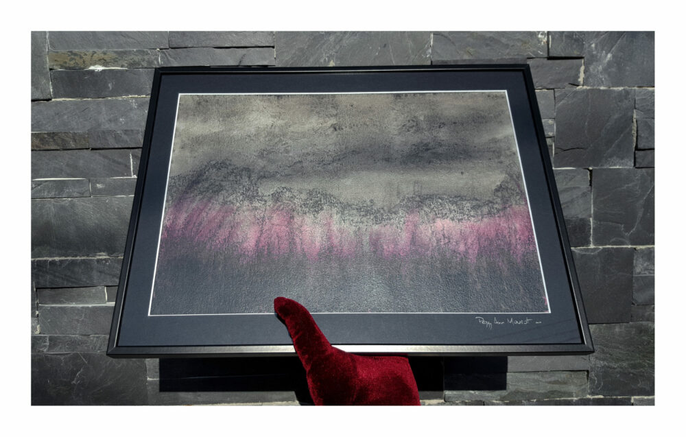 The Land ~ Encre de Chine, Acrylique & Fusain ~ 30×40 Encadré ~ SOLD OUT – Image 7