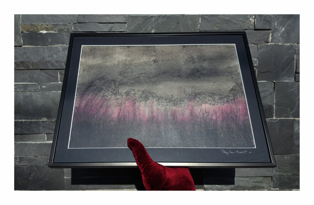 The Land ~ Encre de Chine, Acrylique & Fusain ~ 30×40 Encadré ~ SOLD OUT – Image 6