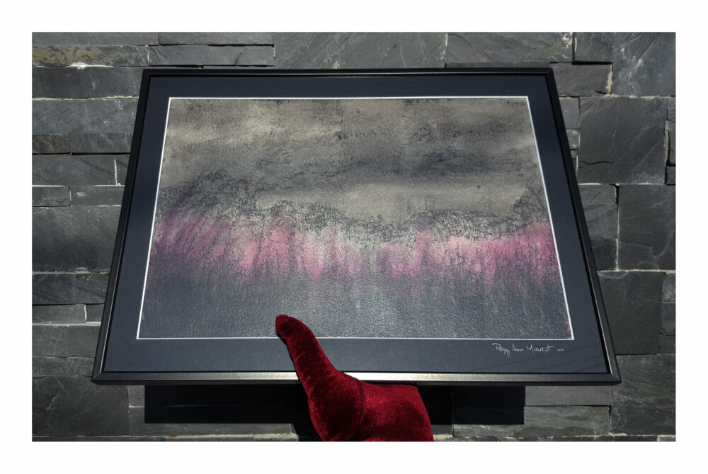 The Land ~ Encre de Chine, Acrylique & Fusain ~ 30×40 Encadré ~ SOLD OUT – Image 5