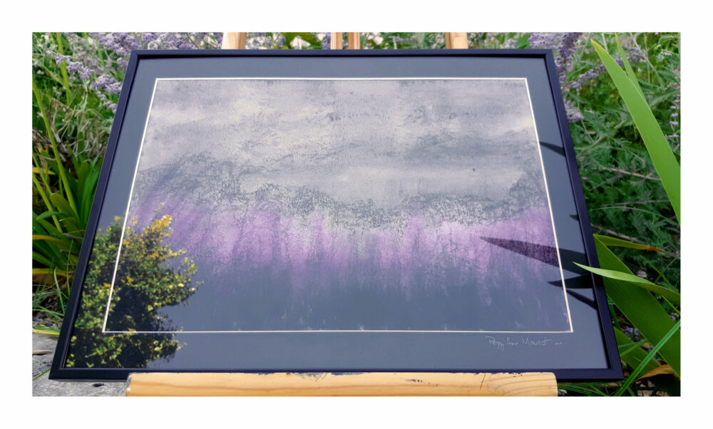 The Land ~ Encre de Chine, Acrylique & Fusain ~ 30×40 Encadré ~ SOLD OUT – Image 4