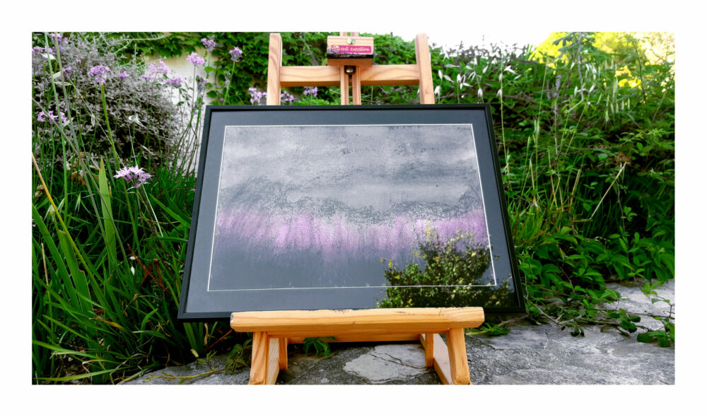 The Land ~ Encre de Chine, Acrylique & Fusain ~ 30×40 Encadré ~ SOLD OUT – Image 3