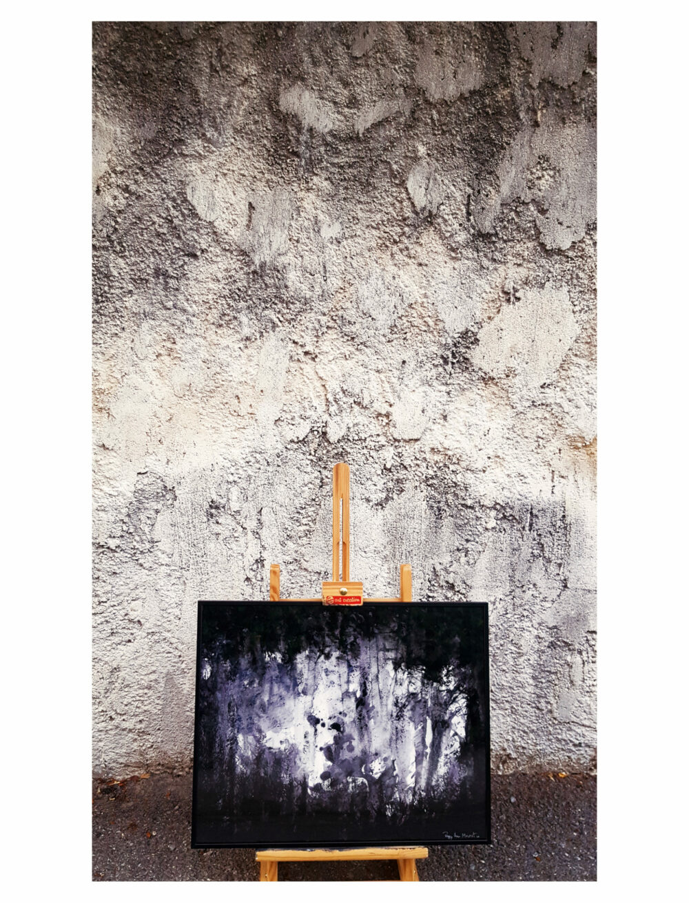 A Forest ~ Peinture ~ Encre de Chine & Acrylique ~ 40x50 Encadré – Image 5