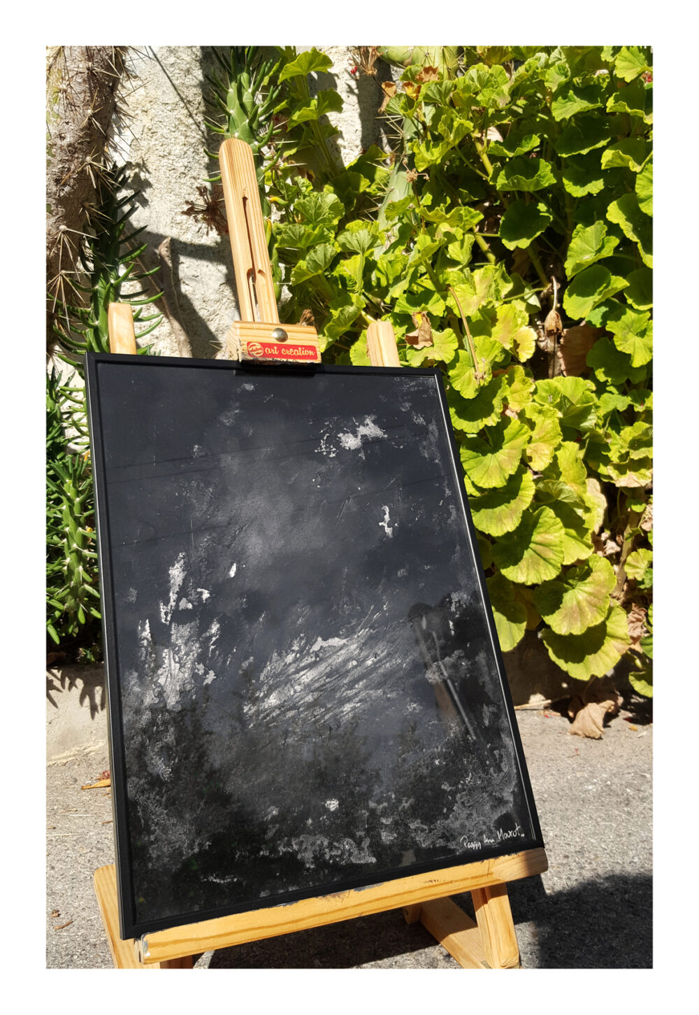 Black Mass ~ Peinture ~ Acrylique & Encre de Chine ~ 30×40 Encadré – Image 4